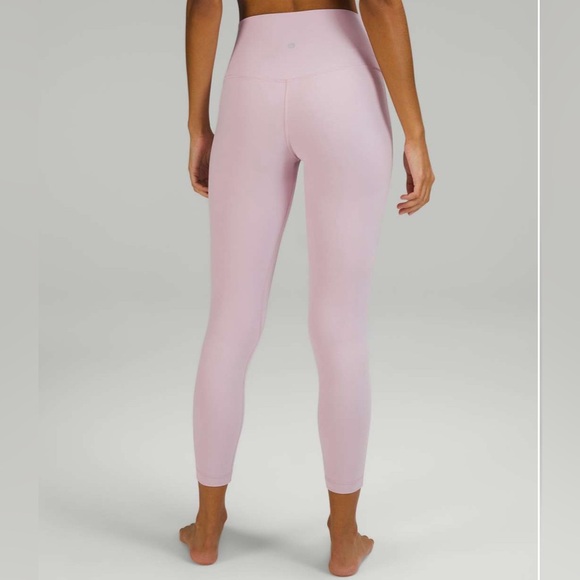 Lululemon Align High-Rise Pant 25" Pink Peony Size 8 - Picture 2 of 8